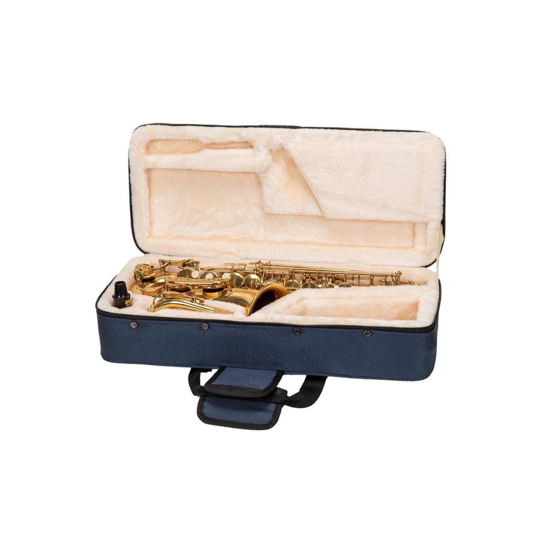 Estuche Crossrock Para Saxofon Alto CRP300AS-R de Espuma Tipo Mochila