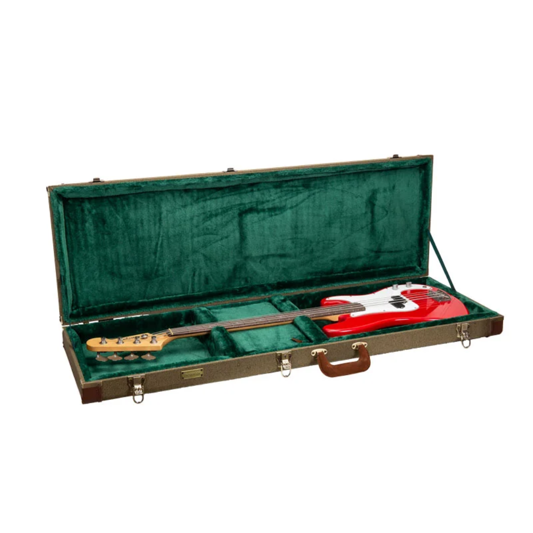 Crossrock Estuche para Bajo Eléctrico Master Series Verde Oliva CRW720BOG