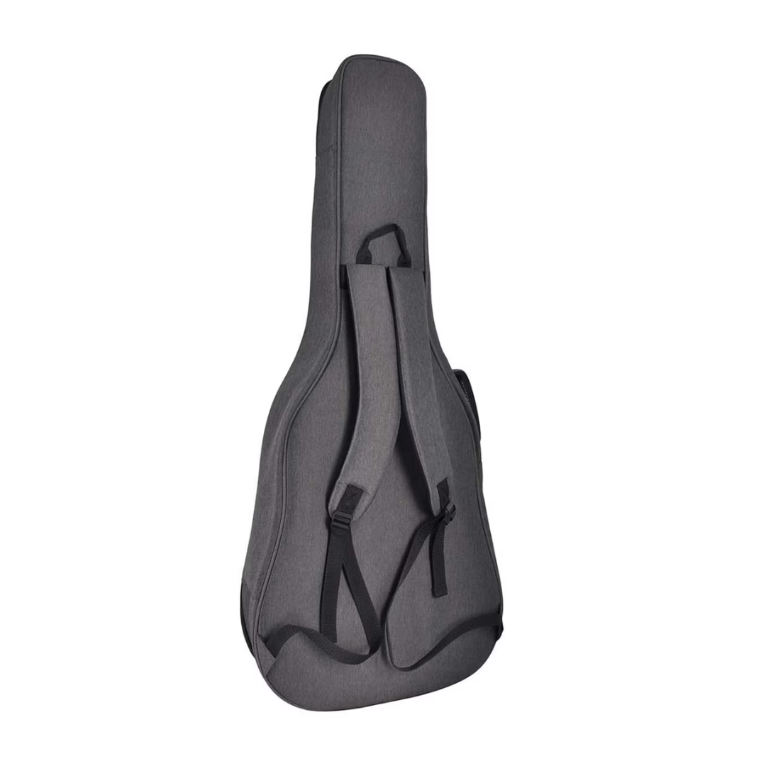 Ground Music Funda Guitarra Acústica y/o Clásica Tipo Gigbag Gris