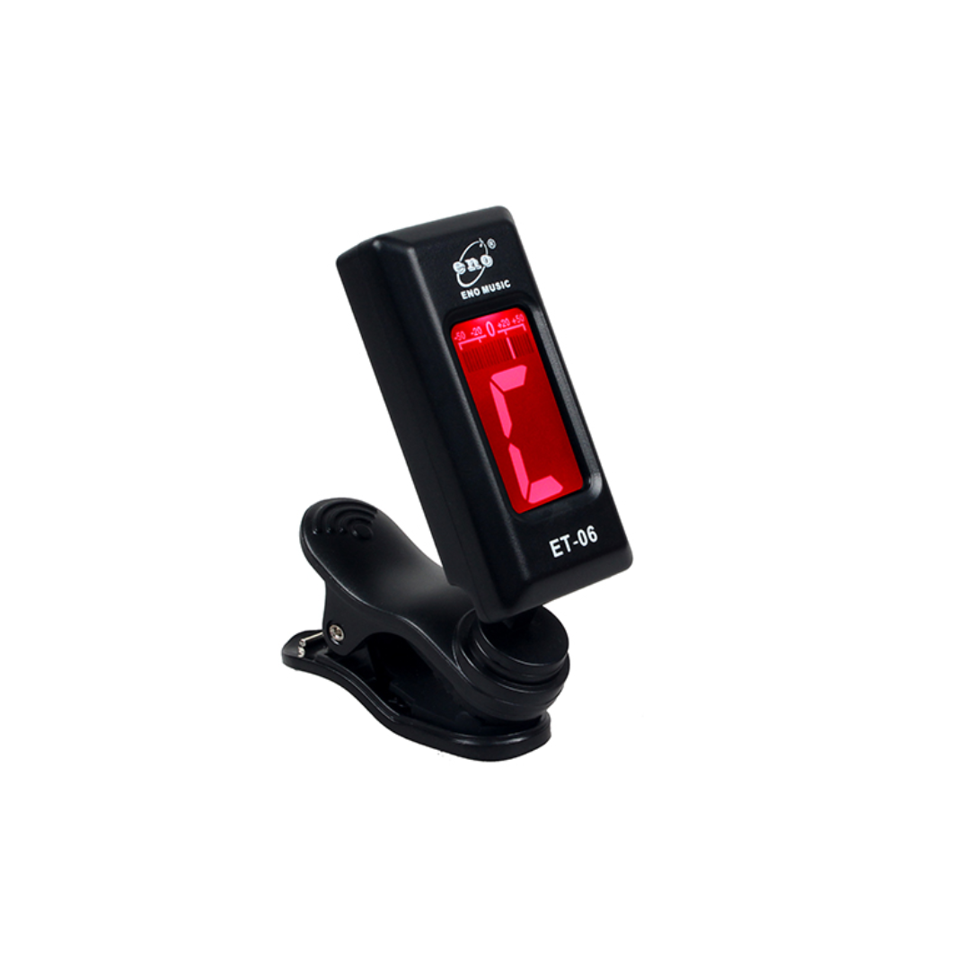 Afinador de Clip Cromático Led Verde/Rojo