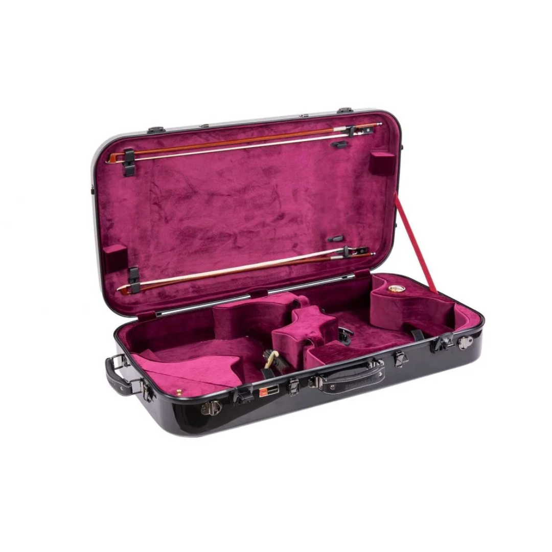 Estuche Crossrock Fiberglass Premium Para Violin 4/4 y Viola