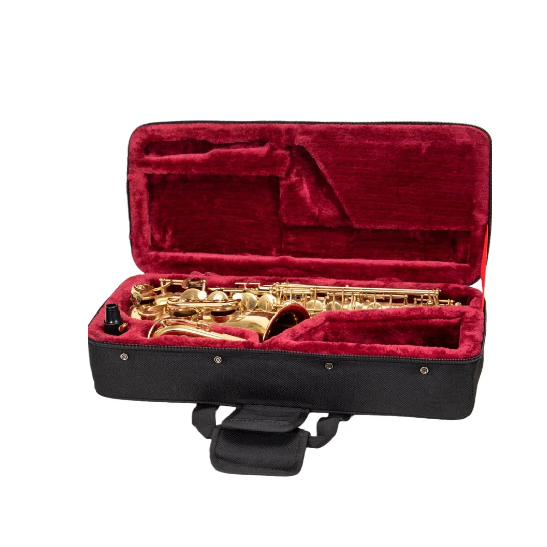 Estuche Crossrock Para Saxofon Alto CRP300AS-R de Espuma Tipo Mochila