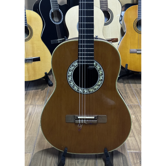 Guitarra Electroacústica 1981 Ovation 1613 Natural Classic Stereo Cuerdas Nylon