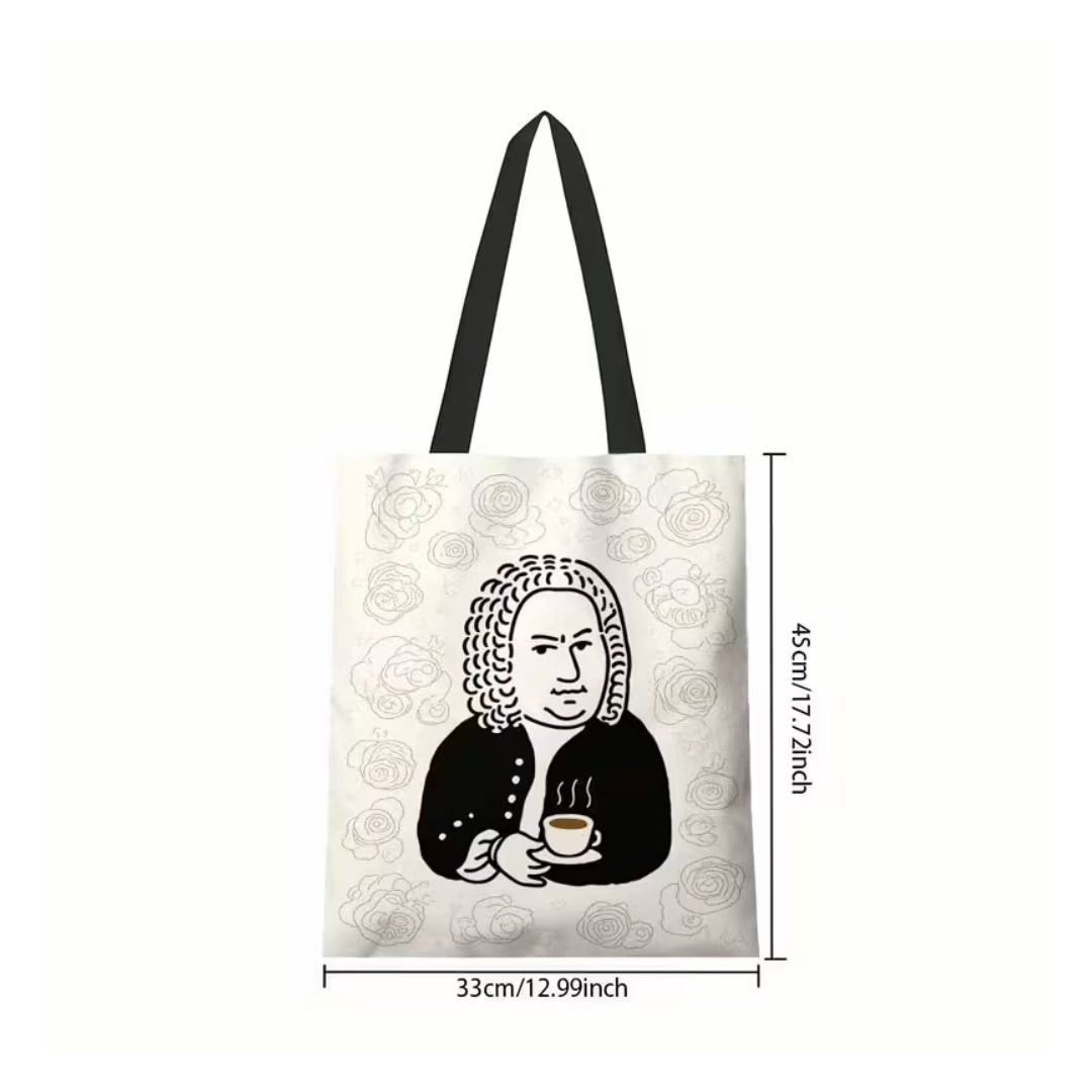 Tote Bag Bach Con Cafe
