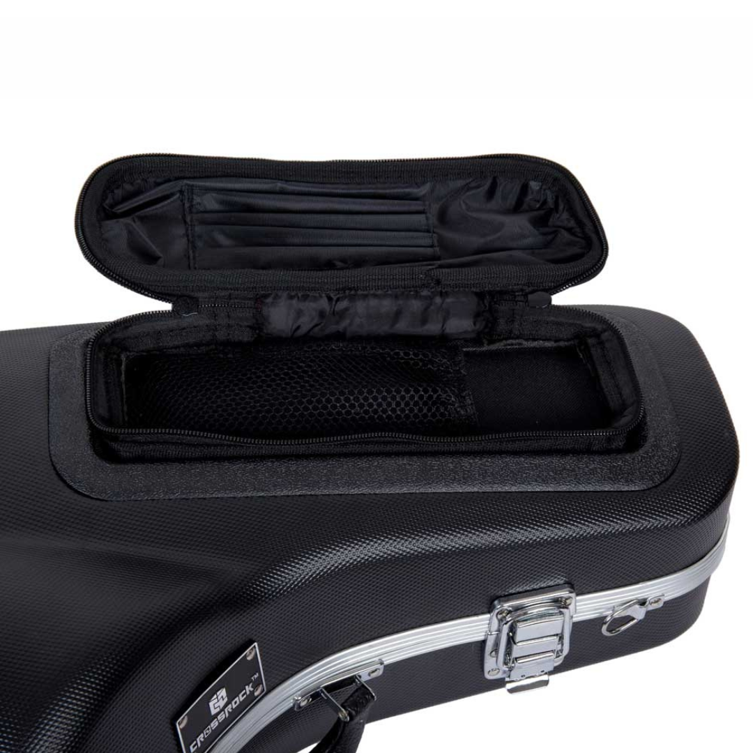 Estuche Crossrock CRA862 ABS Moldeado de Saxofon Alto