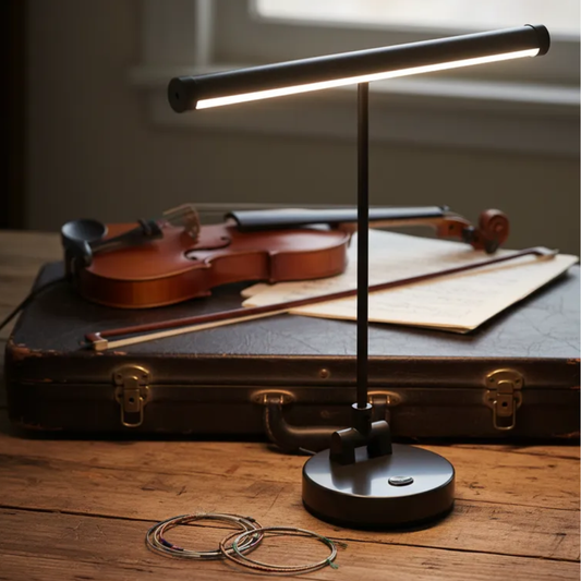 Lámpara de Mesa Lectura Estudio 10 LEDS Pilas o Cargador