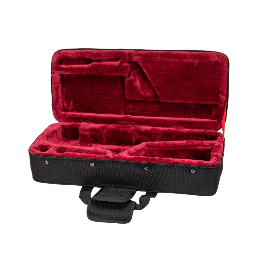 Estuche Crossrock Para Saxofon Alto CRP300AS-R de Espuma Tipo Mochila