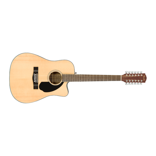 Fender Docerola Electroacústica CD-60SCE Color Natural 12 Cuerdas