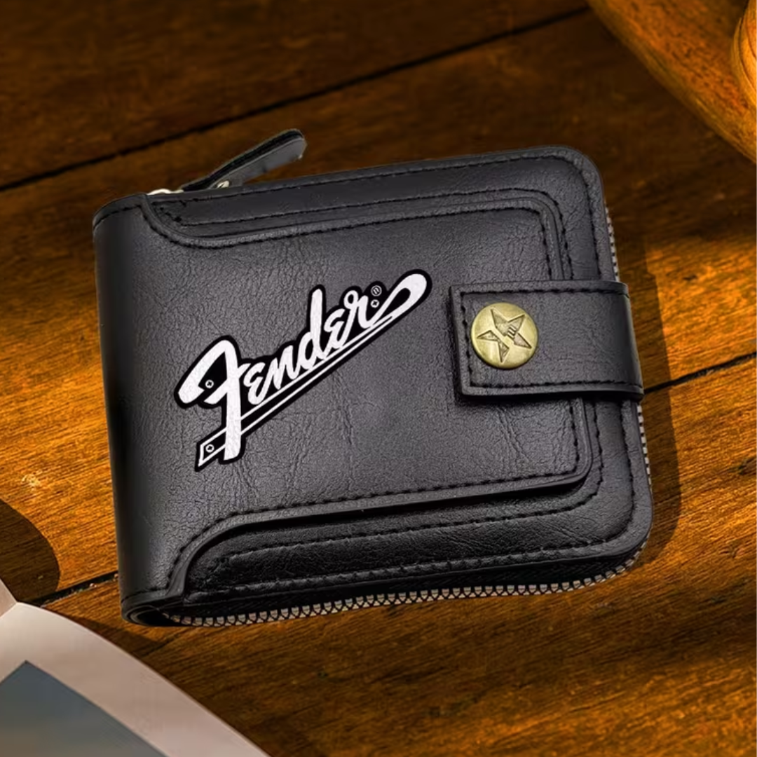 Cartera Diseño Fender Negro