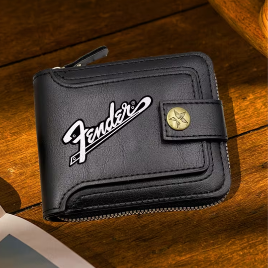 Cartera Diseño Fender Negro