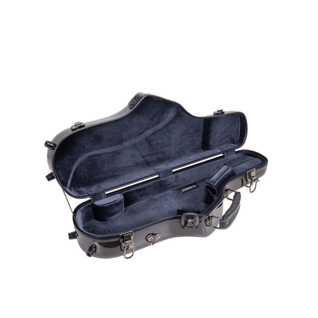 Estuche Crossrock CRF1020AS Delgado y Compacto De Fibra de Vidrio Para Saxofon Alto