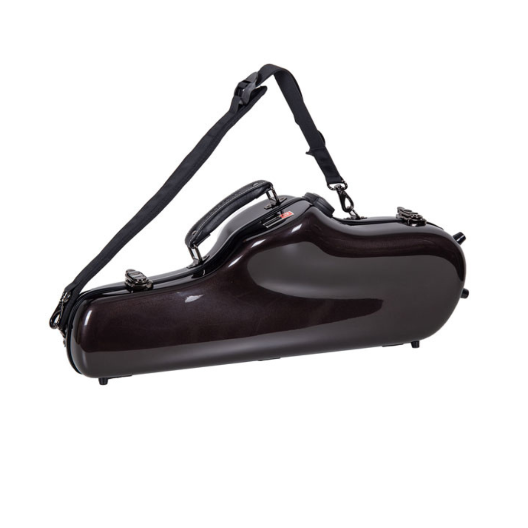 Estuche Crossrock CRF1020AS Delgado y Compacto De Fibra de Vidrio Para Saxofon Alto