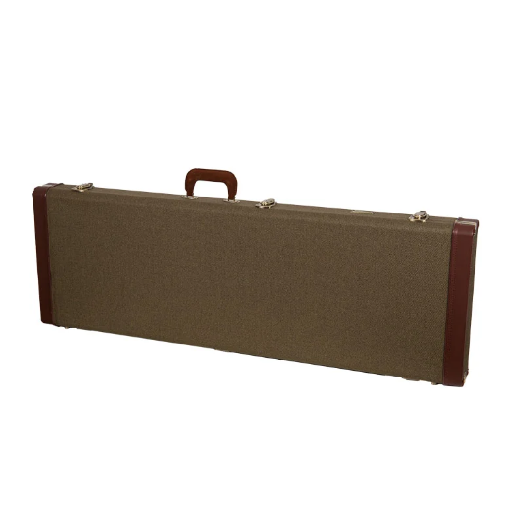 Crossrock Estuche para Bajo Eléctrico Master Series Verde Oliva CRW720BOG