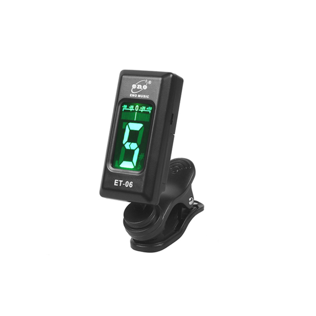 Afinador de Clip Cromático Led Verde/Rojo