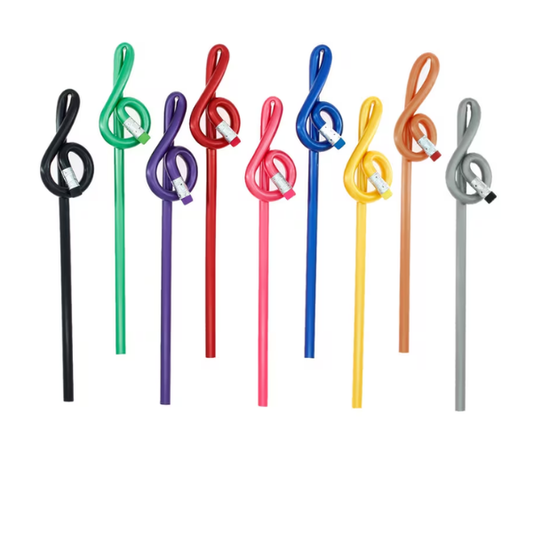 Lápiz de colores con Forma de Clave de Sol