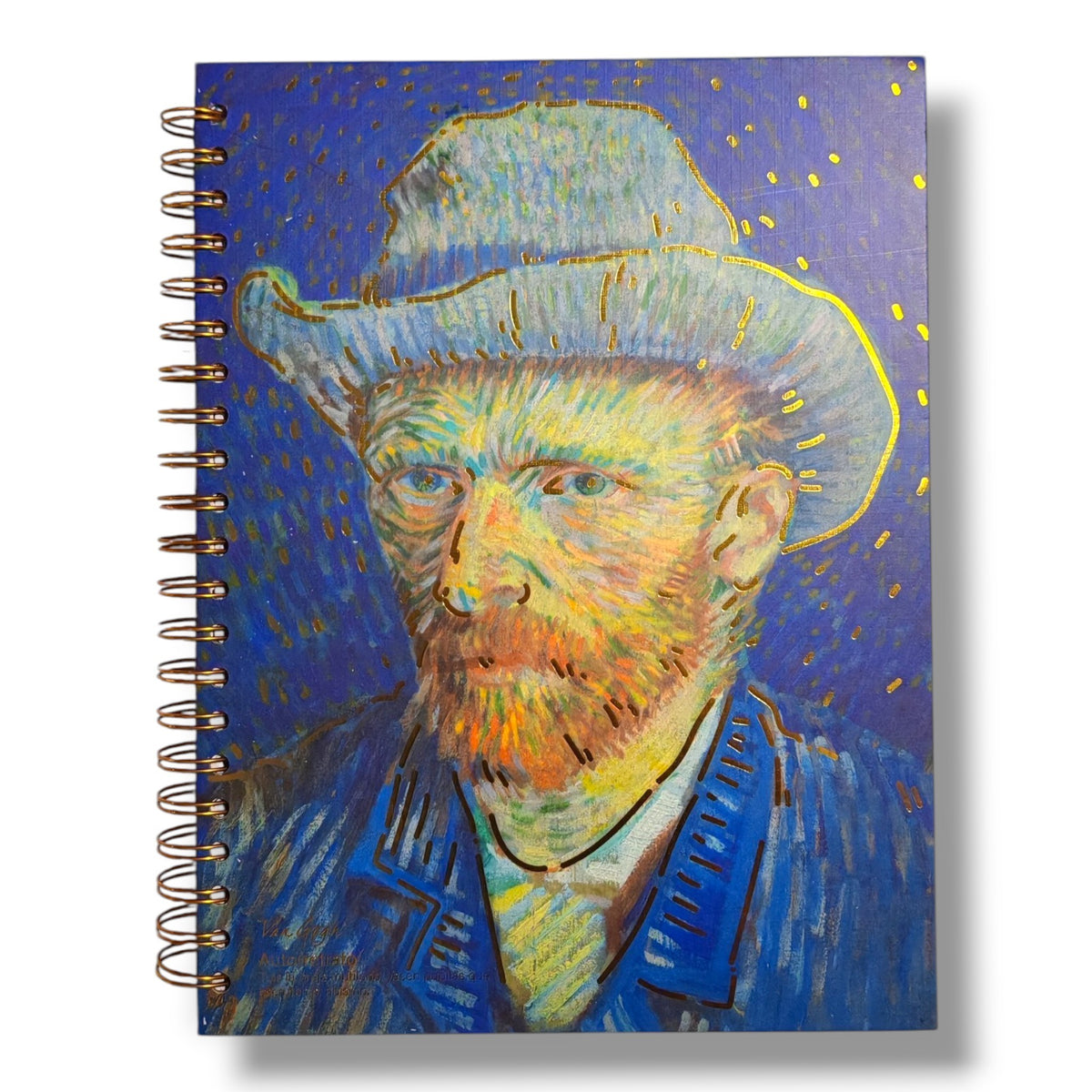 Libreta Grande 200 Hojas Autorretrato de Van Gogh