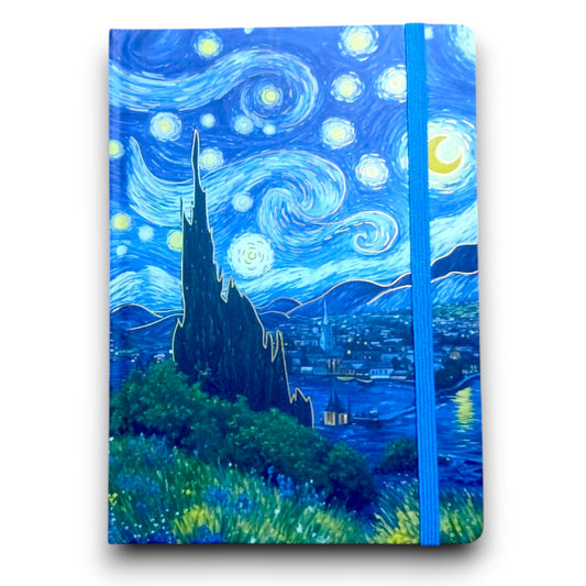 Libreta de Dibujo La Noche Estrellada 52 Hojas