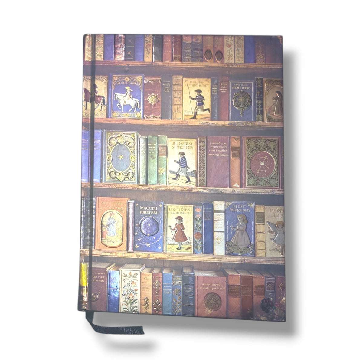 Libreta Ilustrada Tornasol Metálico Canto Dorado