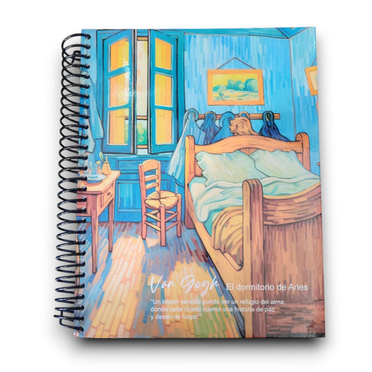 Libreta De Espiral Grande Ilustraciones Van Gogh