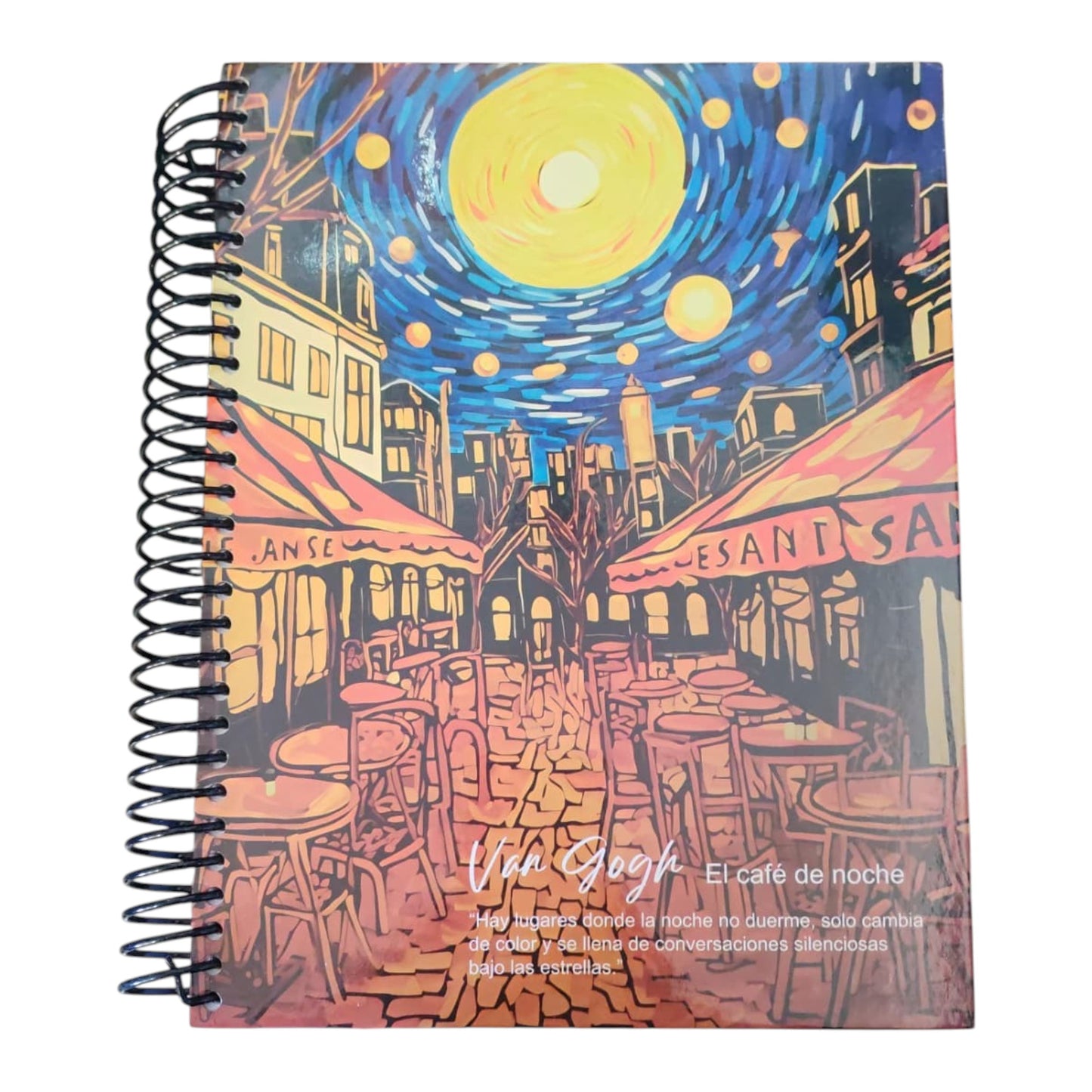 Libreta De Espiral Grande Ilustraciones Van Gogh