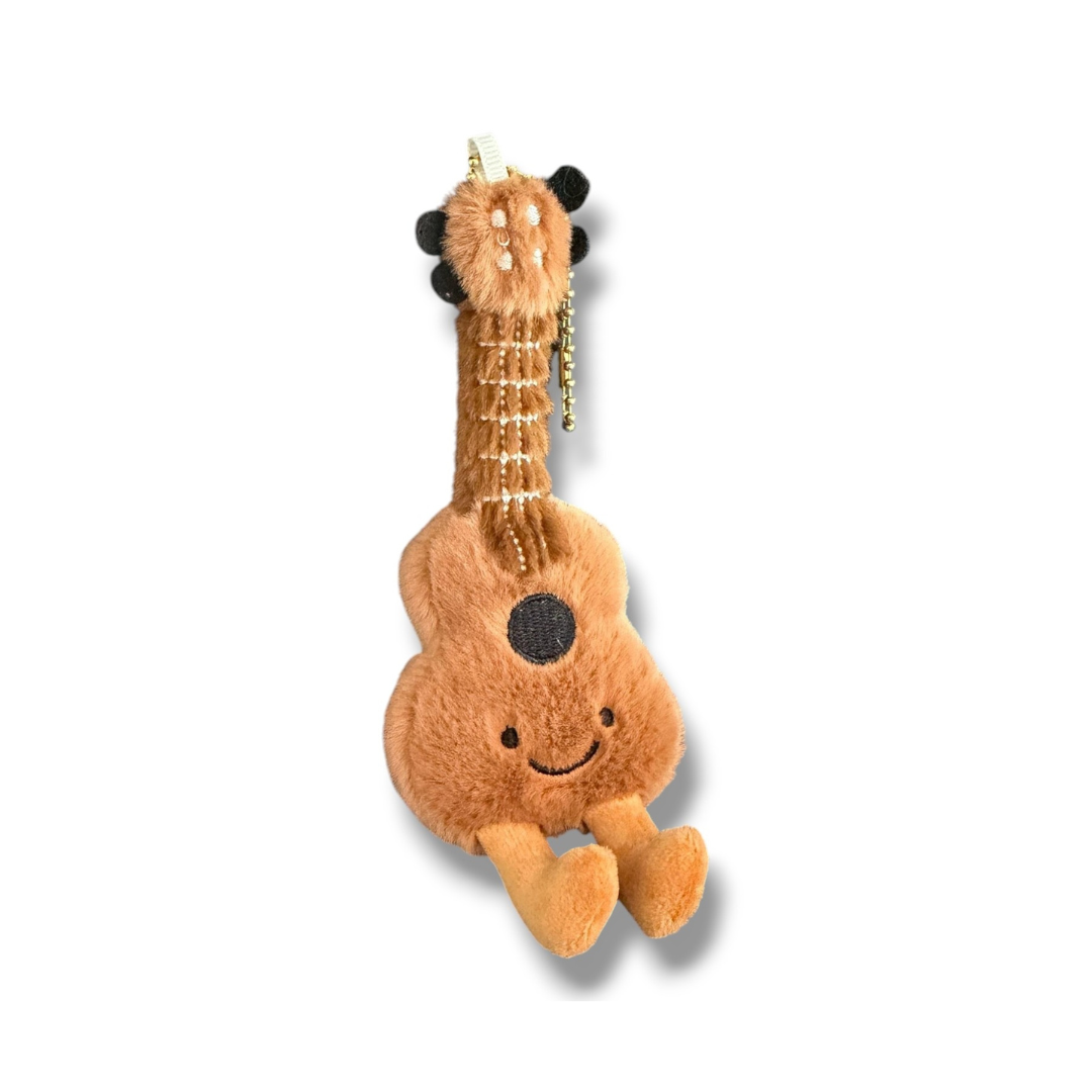 Llavero de Guitarra de Peluche
