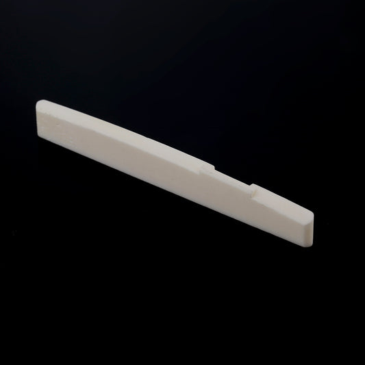 Cejilla Inferior de Puente para Guitarra Acústica con Compensación Hueso de Res 72 x 3 x 8/8,5/7 mm