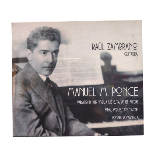CD Disco Compacto Manuel M Ponce de Raúl Zambrano