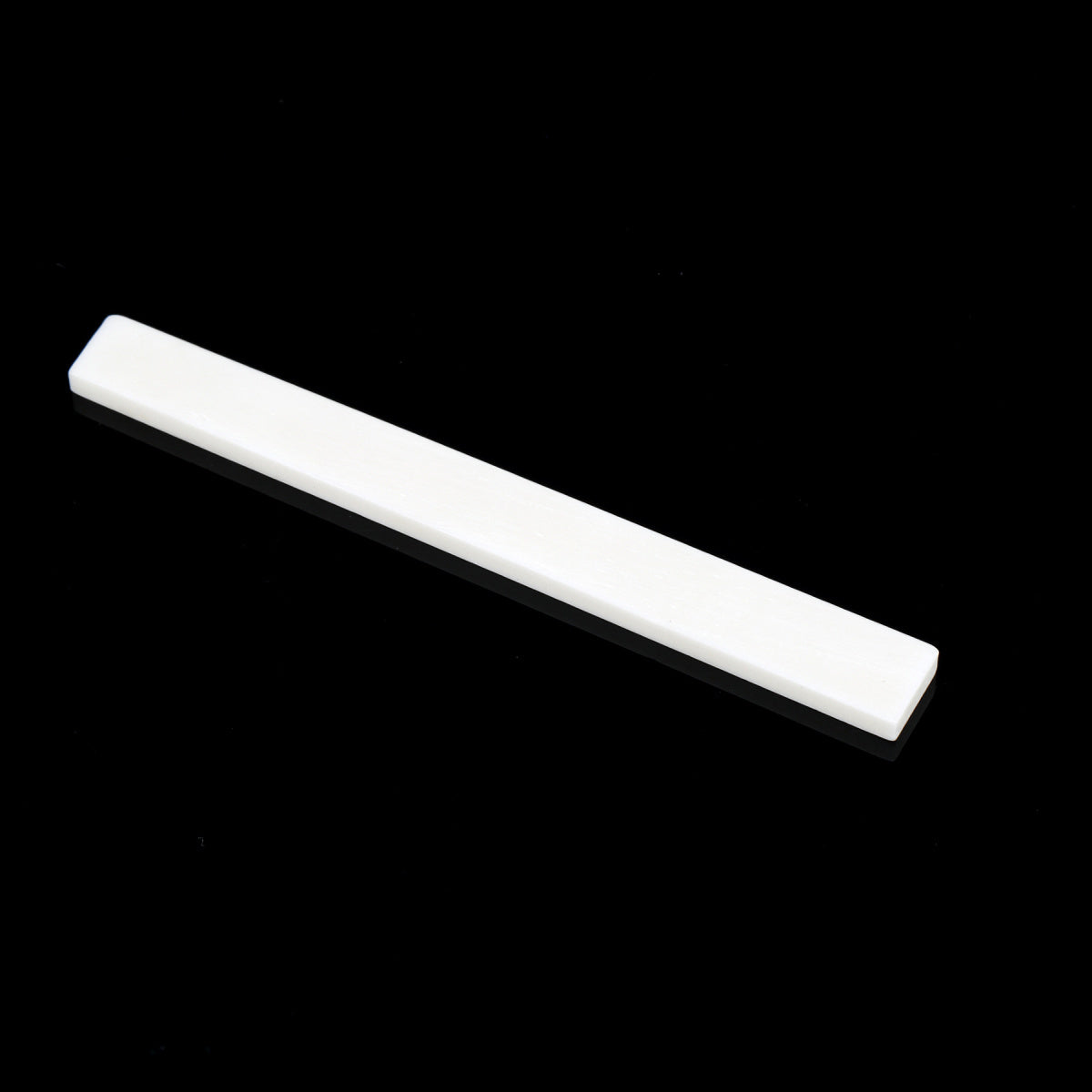 Cejilla Inferior de Puente para Guitarra Clásica Hueso de Res 80 x 3 x 9/8 mm