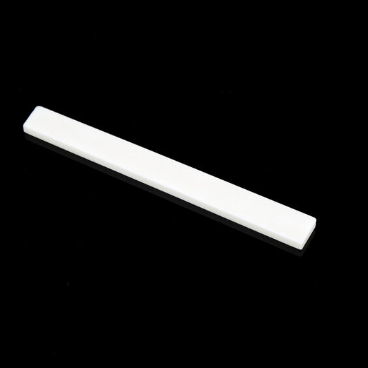 Cejilla Inferior de Puente para Guitarra Clásica Hueso de Res 80 x 3 x 9/8 mm