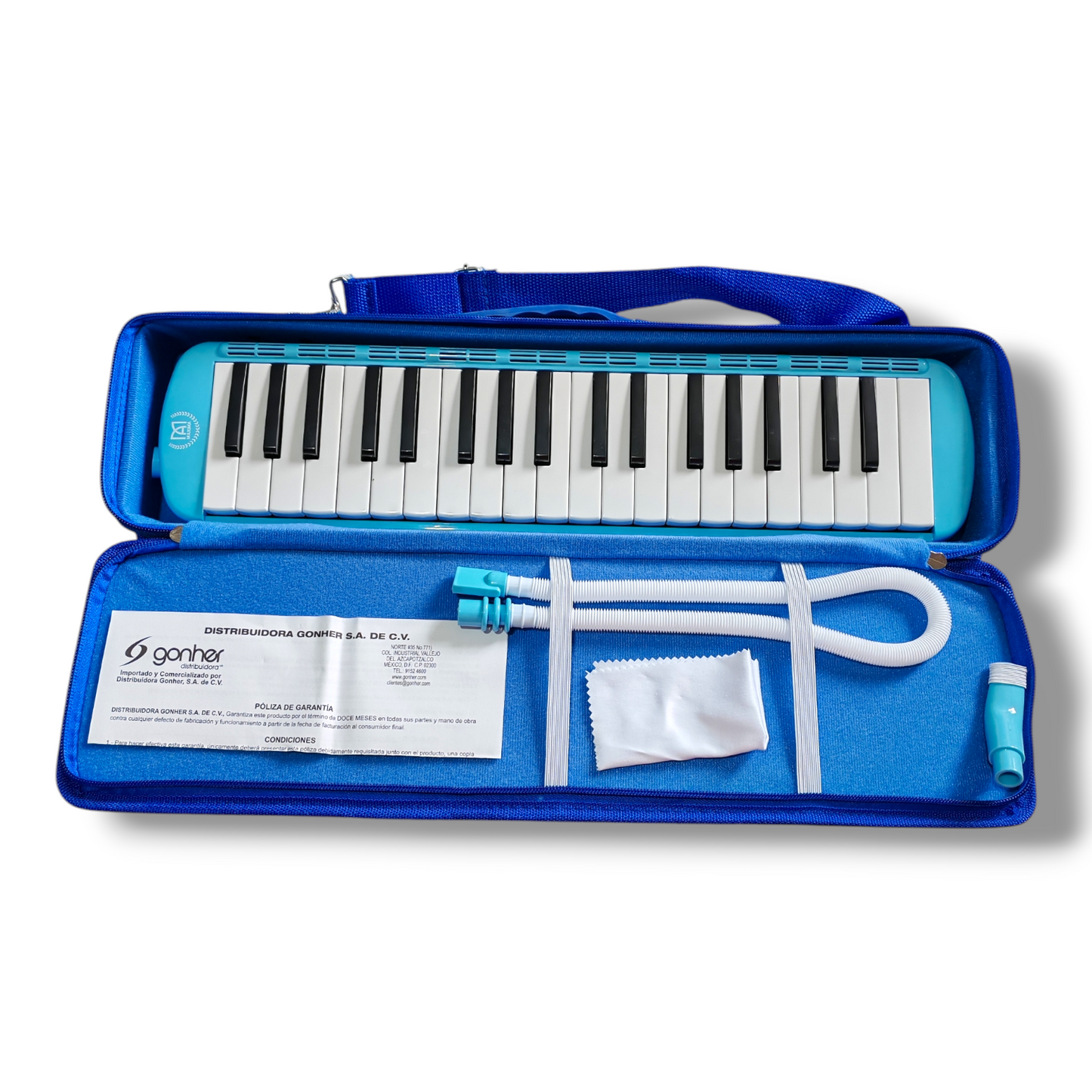 Mélodica Maxima 37 Teclas Con Estuche Color Azul