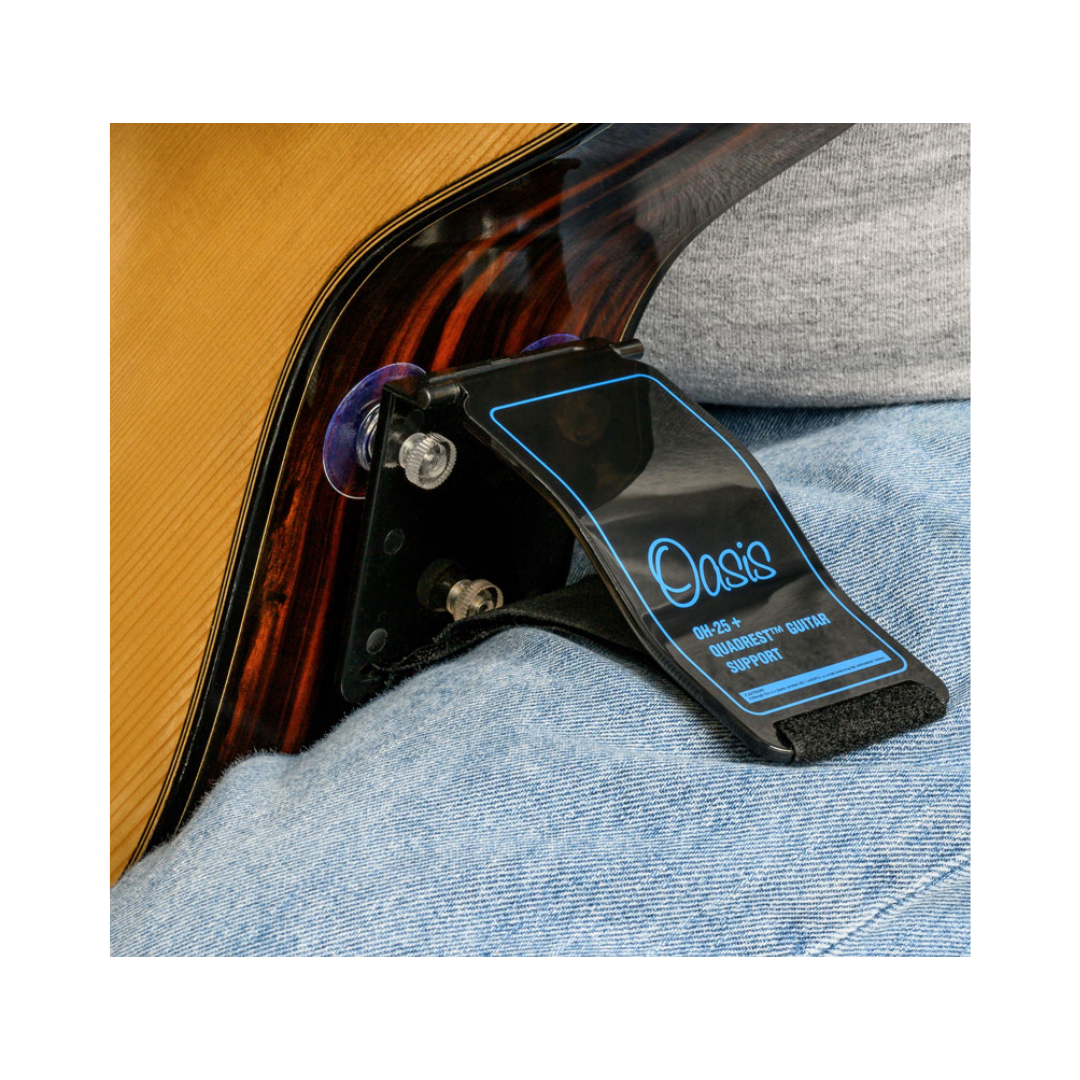 Soporte Para Guitarra Oasis Quadrest OH-25+ con Bolsa de Transporte