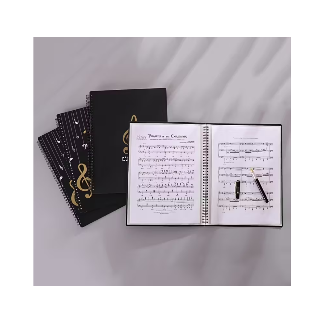 Organizador de Partituras Clave de Sol y Notas