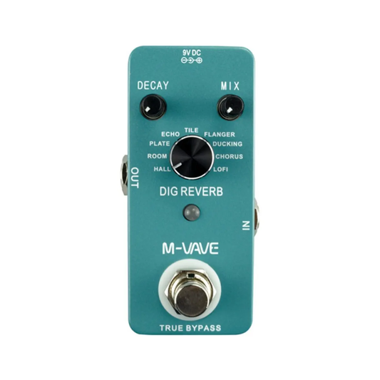 M Vave Pedal de Efectos Dig Reverb Para Guitarra Eléctrica