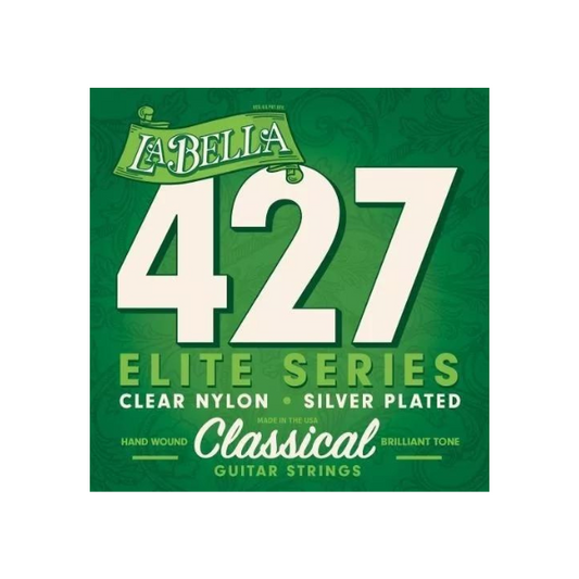 La Bella 427 Elite Series Classical Guitar Strings Clear Nylon