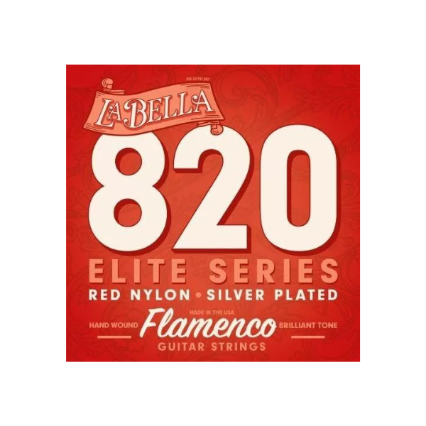 La Bella Flamenco 820 Red Nylon