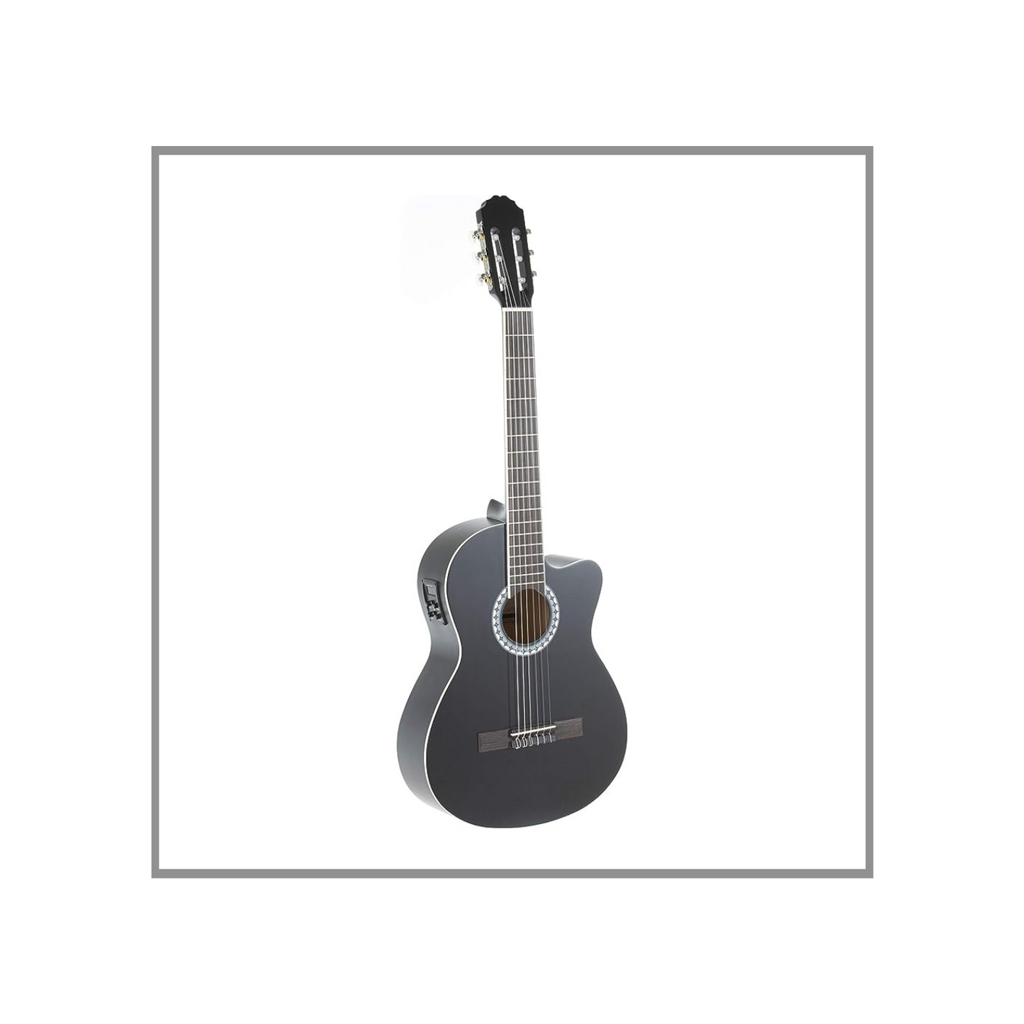 Guitarra Electroacústica Negra Corte GEWA PS510198 Resaque