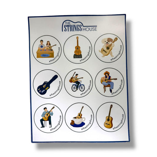 Plantilla De Stickers The Strings House Diferentes Diseños