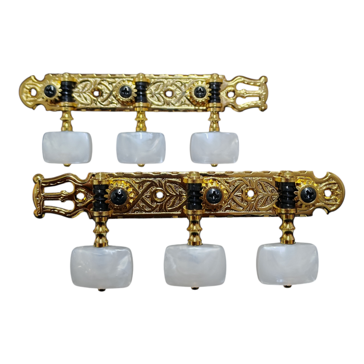 Gotoh 35G1600EW Maquinaria Dorada Con Lira Para Guitarra Clásica Gold 1:14