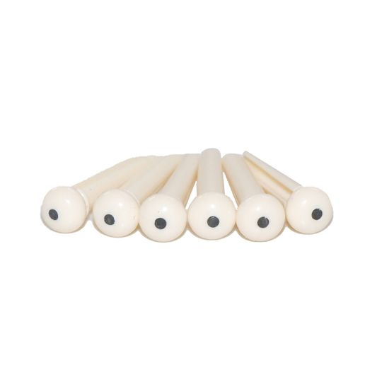 Bolsa Con 6 Pin Para Guitarra Blancos
