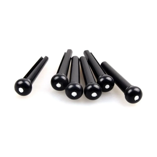 Bolsa Con 6 Pin Para Guitarra Negro