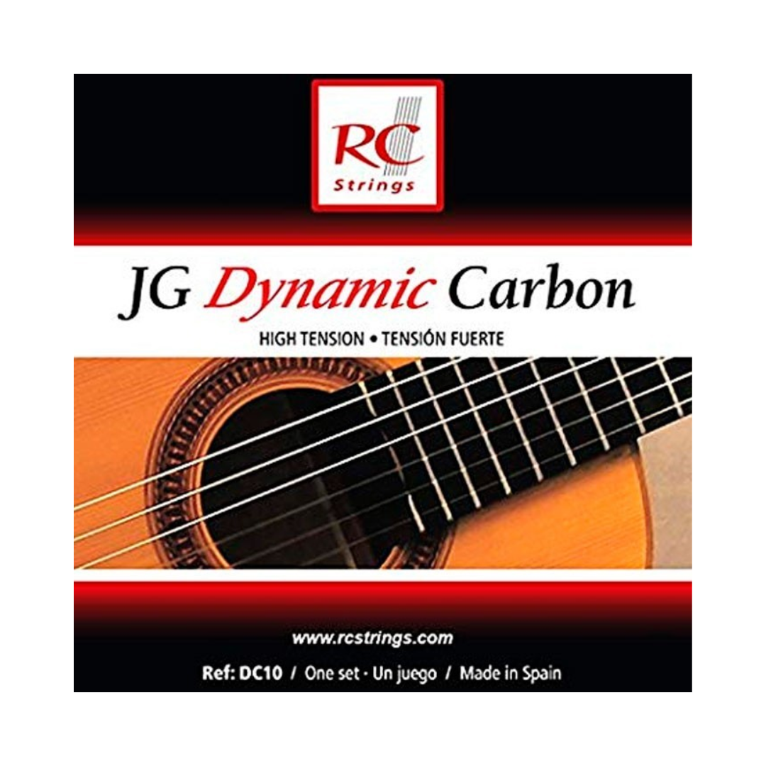 Cuerdas Para Guitarra Clásica RC Strings JG Dynamic Carbon HT DC10 Tensión Fuerte