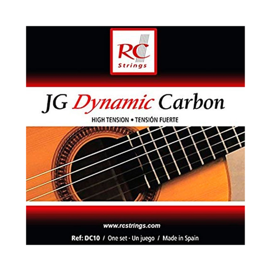 Cuerdas Para Guitarra Clásica RC Strings JG Dynamic Carbon HT DC10 Tensión Fuerte