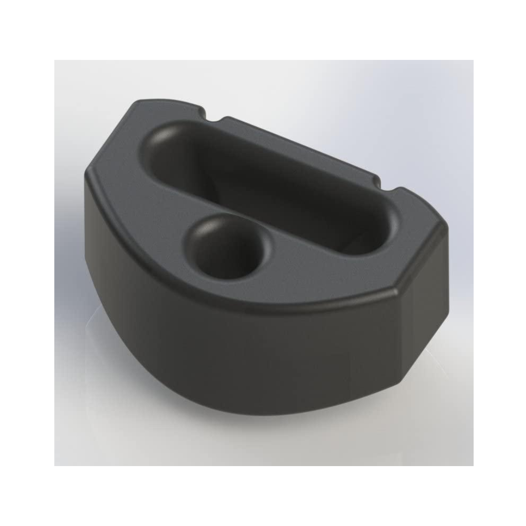 Sujetadores Para Cuerdas de Guitarra String Tieblock Rosette Negro