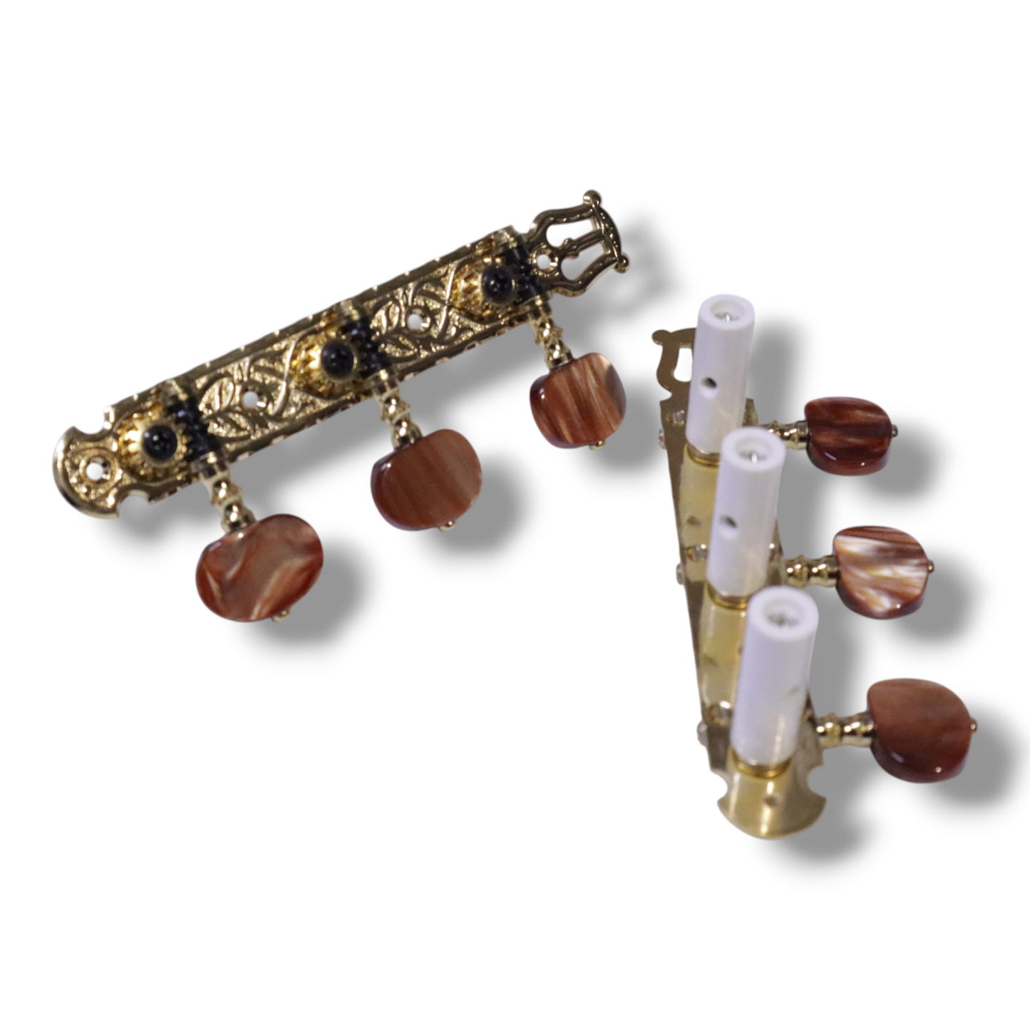 Gotoh 35G16002R Maquinaria Dorada Con Lira Para Guitarra Clásica Gold 1:14