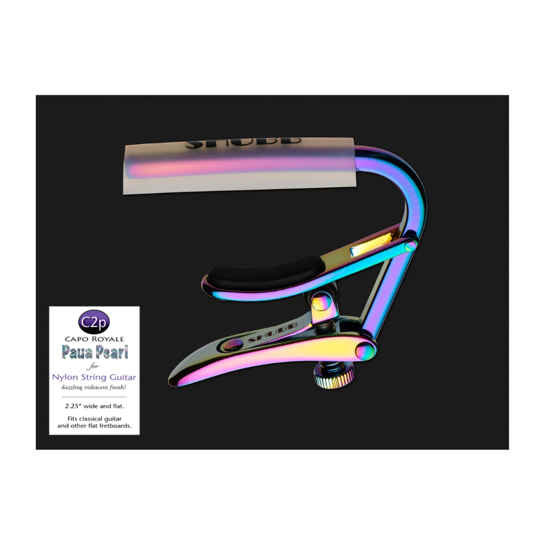 Capo Para Guitarra Clásica Nylon Shubb C2p Paua Pearl