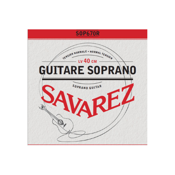 Savarez SOP670R Cuerdas para Guitarra Soprano Nylon Octava Superior Tensión Normal