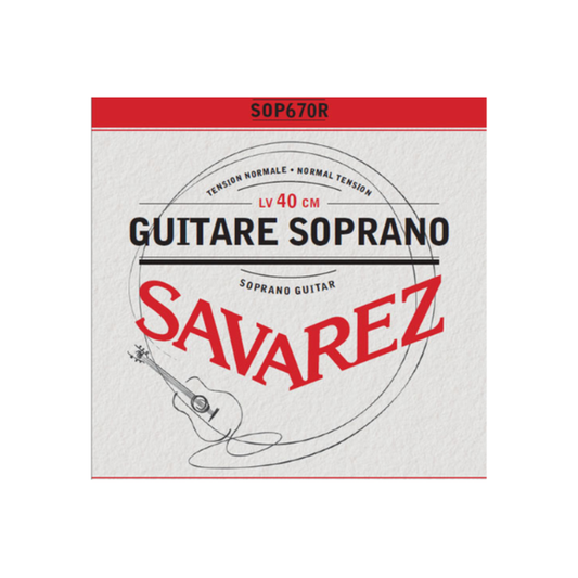 Savarez SOP670R Cuerdas para Guitarra Soprano Nylon Octava Superior Tensión Normal