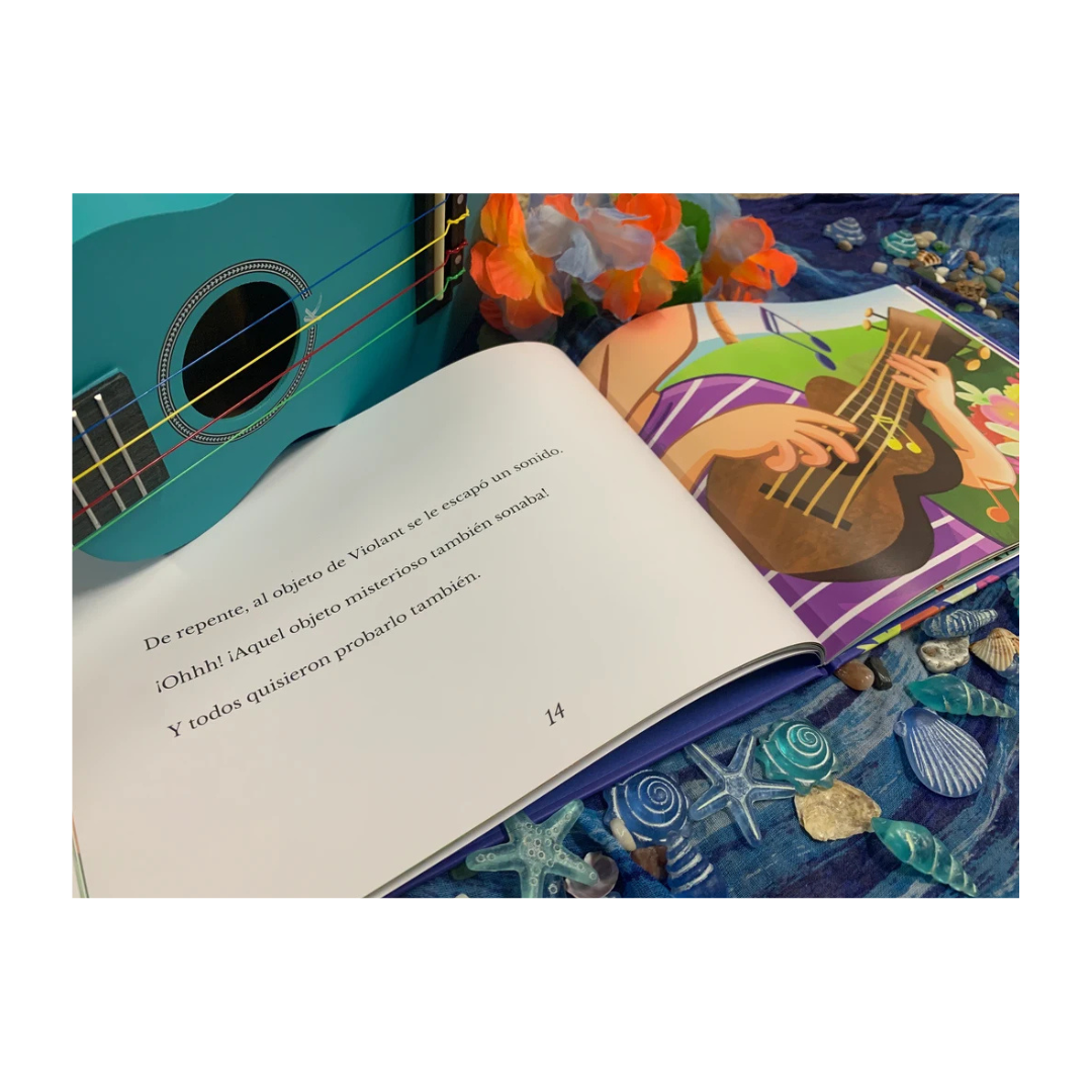 Libro "Soy Feliz Cuando el Uke Toco Así" de Ukelelé Ukelelá