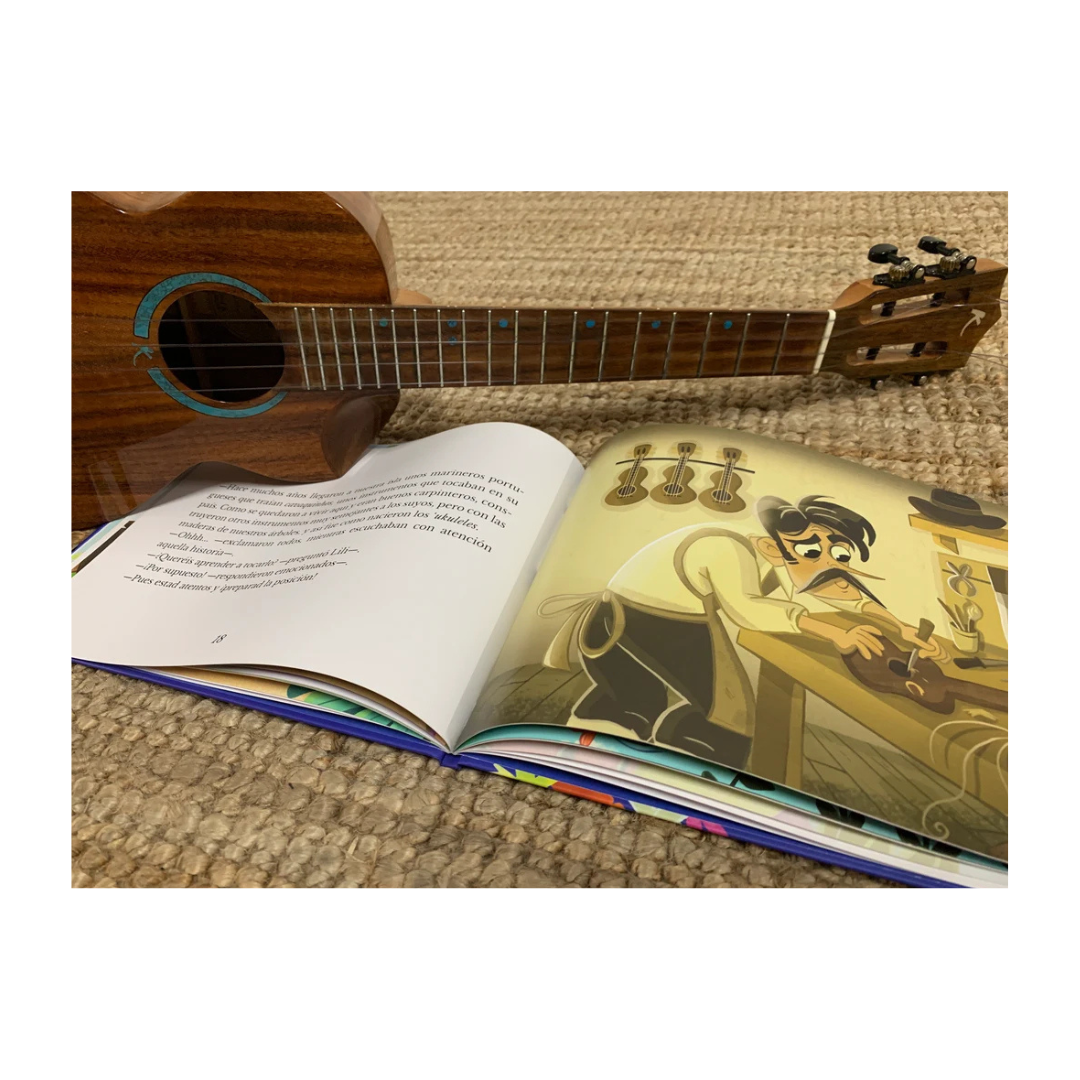 Libro "Soy Feliz Cuando el Uke Toco Así" de Ukelelé Ukelelá