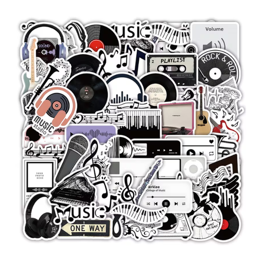 Sticker Diseño Muscial